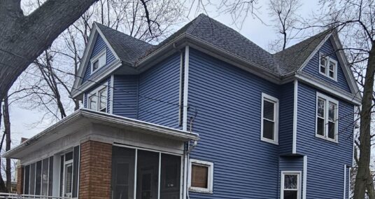 Blue Siding