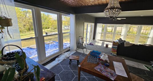 New Vinyl Windows looking out