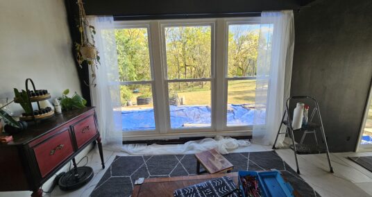 New windows from inside home