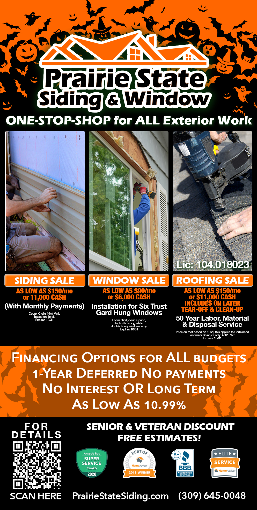 Promotions 1 Promotion page for Prairie State Siding & Window