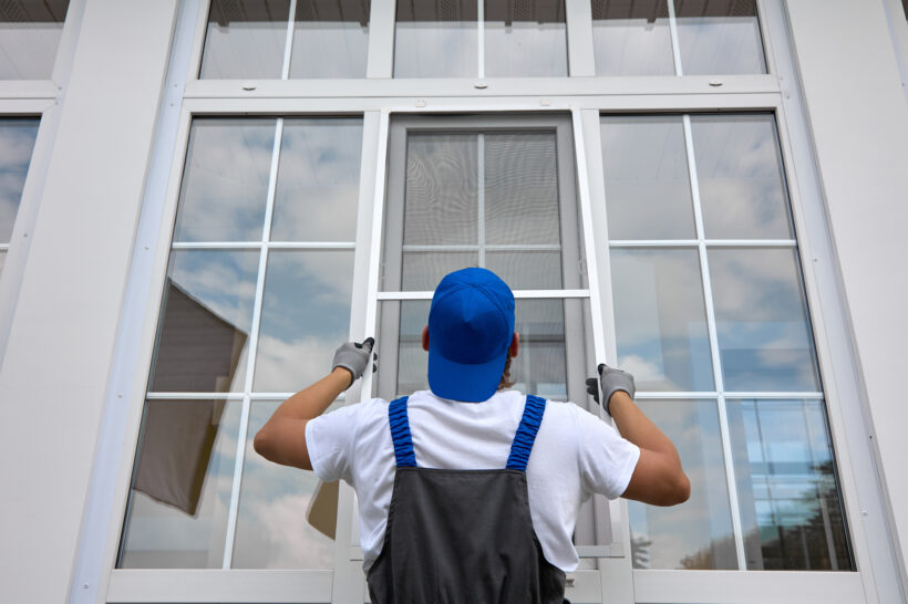 Professional installation of protective nets against insects on plastic windows, window installers East Peoria IL, window replacement East Peoria IL, replacement windows East Peoria IL, window contractor East Peoria IL, vinyl windows East Peoria IL, window installation East Peoria IL, energy efficient windows East Peoria IL, double hung windows East Peoria IL, casement windows East Peoria IL, awning windows East Peoria IL, sliding windows East Peoria IL, bay windows East Peoria IL, bow windows East Peoria IL, picture windows East Peoria IL, Vinyl Kraft windows East Peoria IL, residential window installers East Peoria IL, home window replacement East Peoria IL, window company East Peoria IL, custom windows East Peoria IL, new windows East Peoria IL, window services East Peoria IL